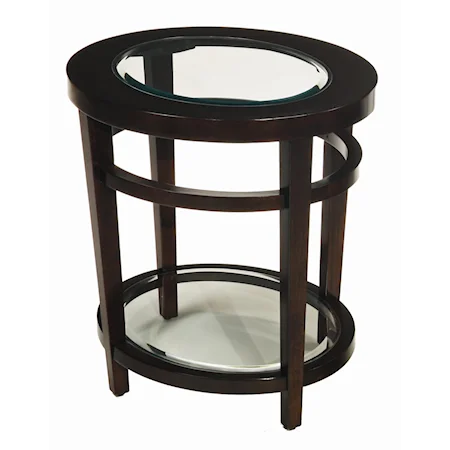 Oval End Table